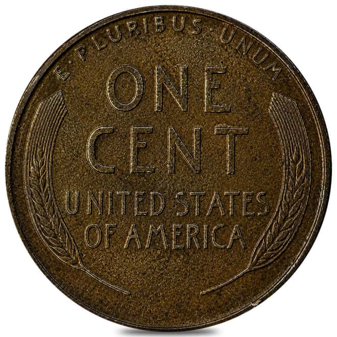 1909 Lincoln Wheat Penny 1 Cent AU