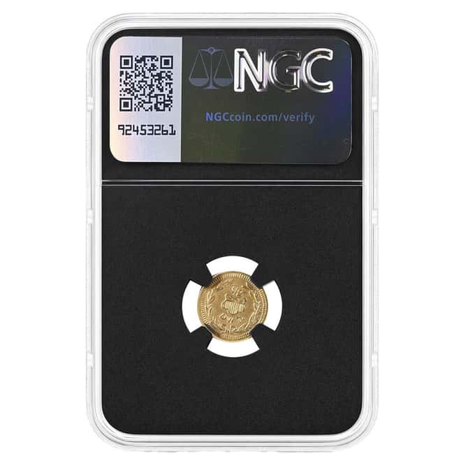 1909 WA 1/2 DWT Gold Alaska-Yukon-Pacific Expo Hart's Coins of the West NGC Genuine