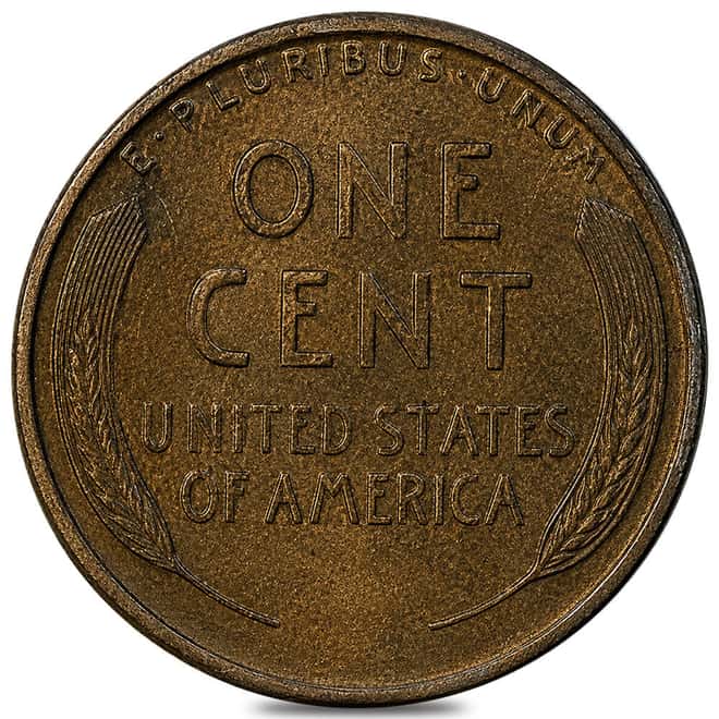 1909 Lincoln Wheat Penny 1 Cent BU Red/Brown