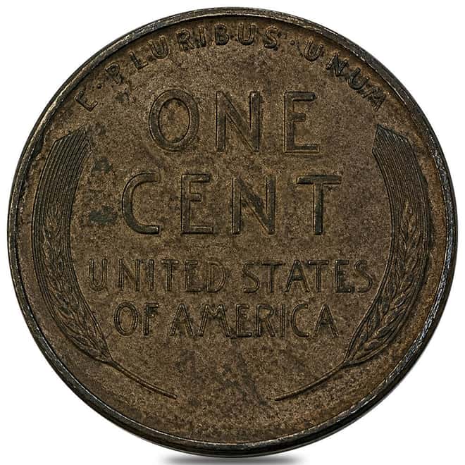 1909 VDB Lincoln Wheat Penny 1 Cent AU