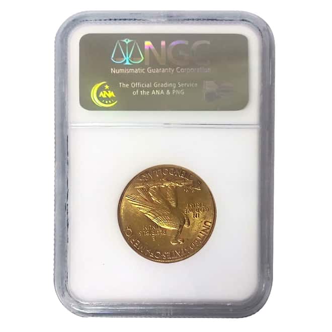 1910 D $10 Indian Head Gold Eagle NGC MS 61