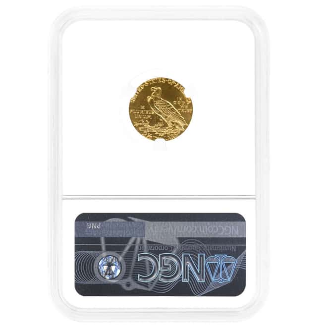 1911-D $2.5 Indian Head Quarter Eagle Gold Coin NGC AU Details