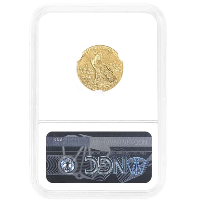 1912-S $5 Indian Head Half Eagle Gold Coin NGC AU 55
