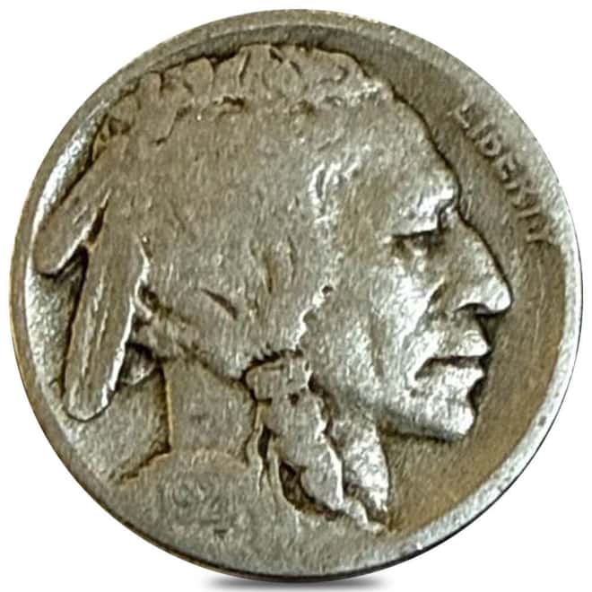 1921-S Buffalo Nickel 5 Cent Very Good VG