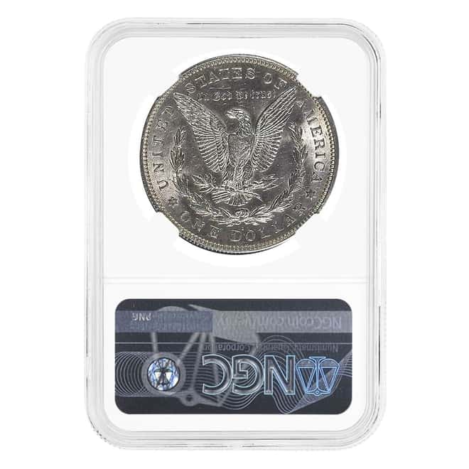 1921-D Morgan Silver Dollar $1 NGC MS 62