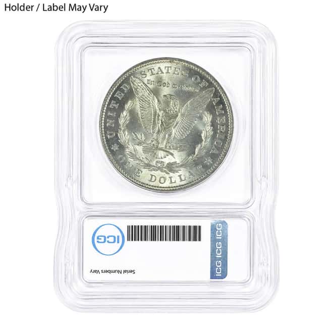 1921 Morgan Silver Dollar $1 ICG MS 64