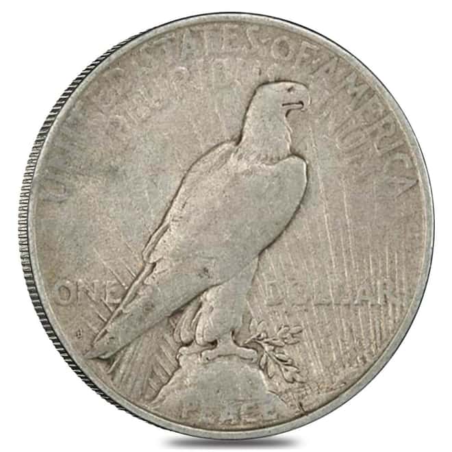 $100 Face Value Bag - 100 Coins - 1922-1935 Peace Silver Dollar Cull (Random Year)