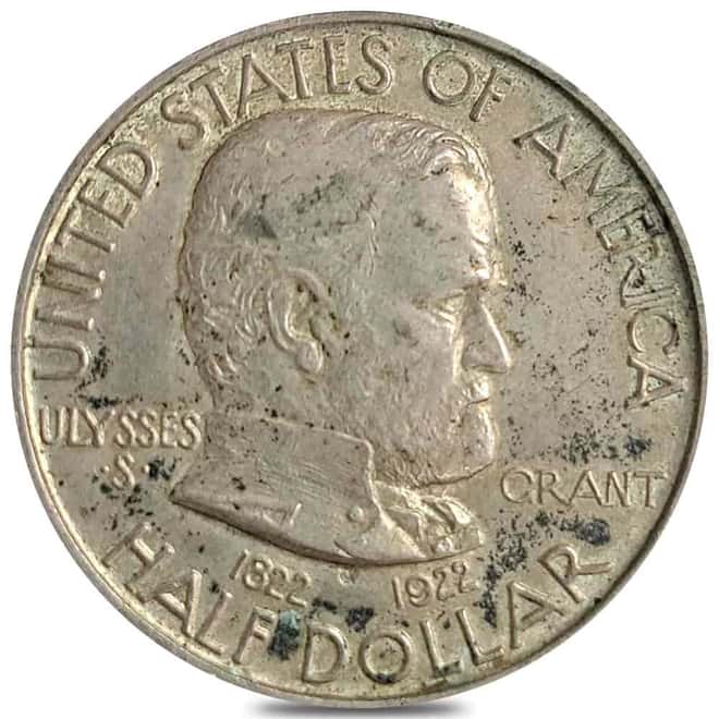 1922 Grant Silver Half Dollar 50C Commemorative Coin Avg Circ