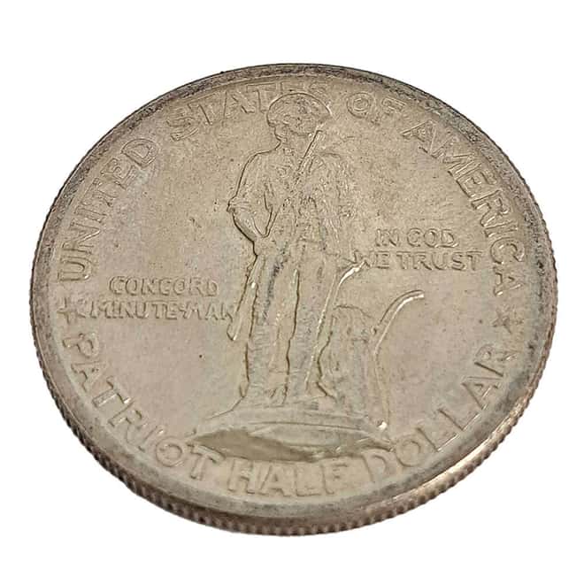 1925 Lexington 90% Silver Half Dollar 50C Commemorative Coin BU