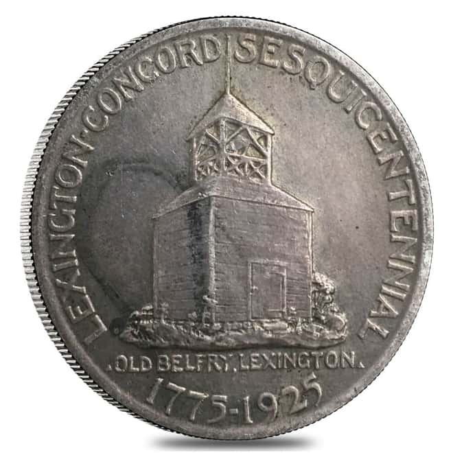 1925 Lexington Half Dollar 90% Silver Commem Avg Circ