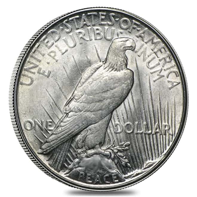 1928 S Silver Peace Dollar AU