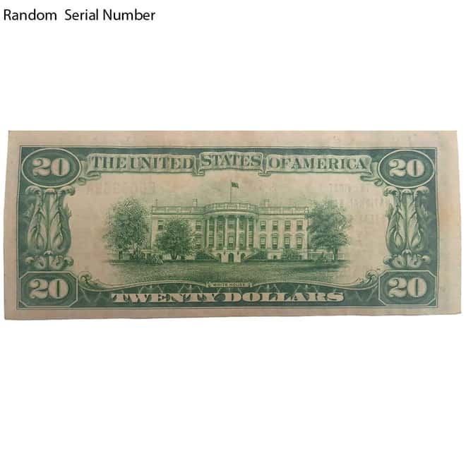 1929 $20 National Currency Note AU