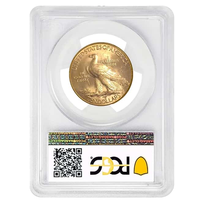 1932 $10 Indian Head Eagle Gold Coin PCGS MS 64