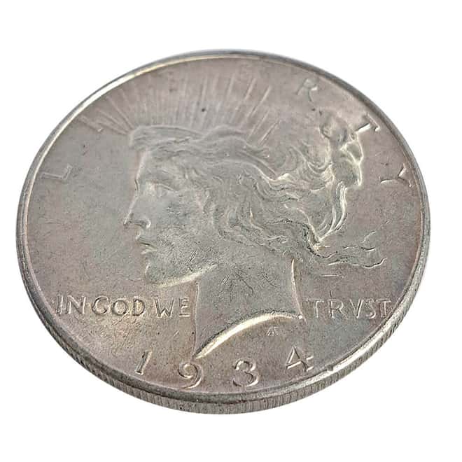 1934-D Peace Silver Dollar $1 AU
