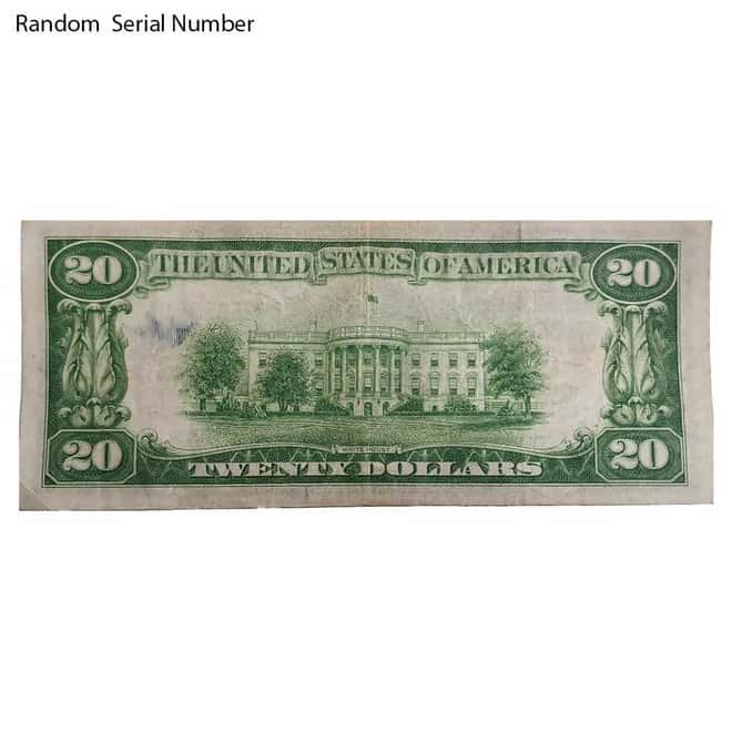 1934 $20 Federal Reserve Note United States Cull