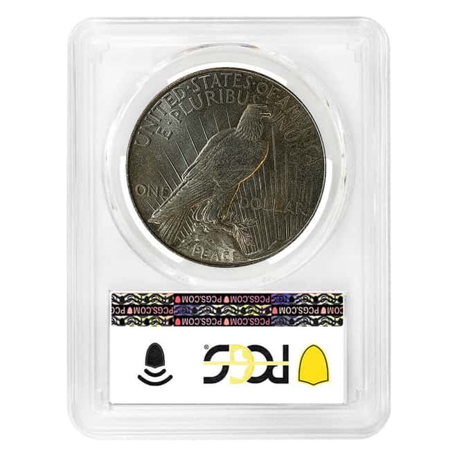1934 Peace Silver Dollar $1 PCGS MS 63