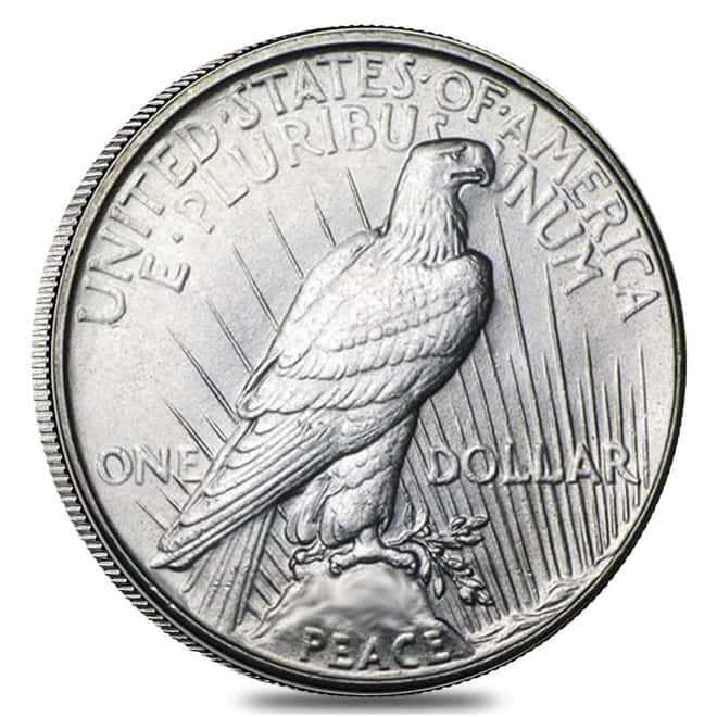 1934 Silver Peace Dollar BU
