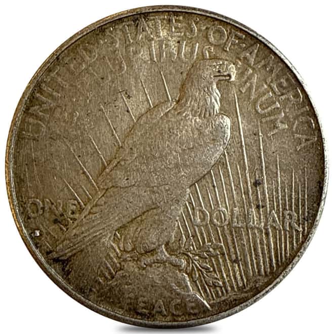1935-S Peace Silver Dollar $1 XF