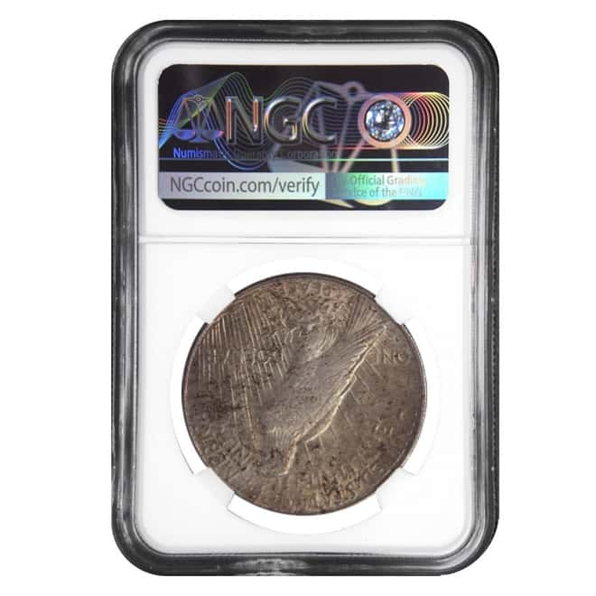 1935-S Silver Peace Dollar NGC MS 60