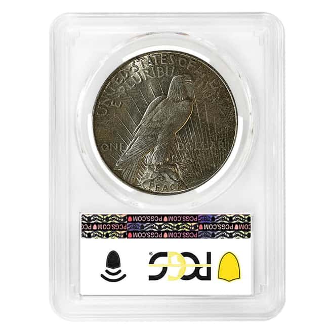 1935 Peace Silver Dollar $1 PCGS MS 62