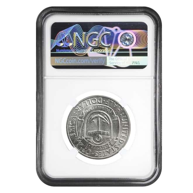 1936-S Rhode Island Half Dollar 90% Silver Commem NGC MS 65