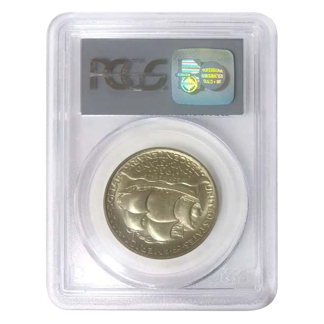 1936 Long Island Half Dollar 90% Silver Commem PCGS MS 64