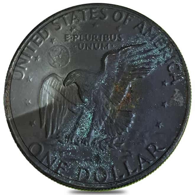 1971-1978 Clad Eisenhower Dollar Scruffy (Random Year)