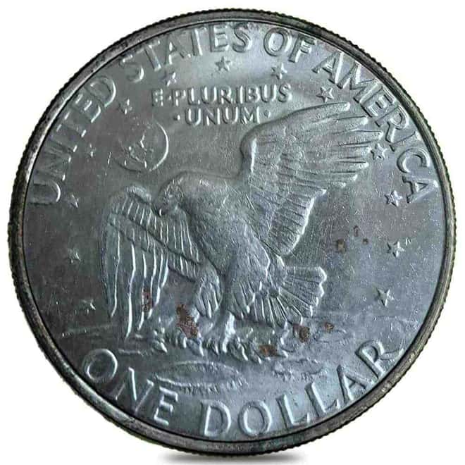 1971-1978 Clad Eisenhower Dollar Scruffy (Random Year)