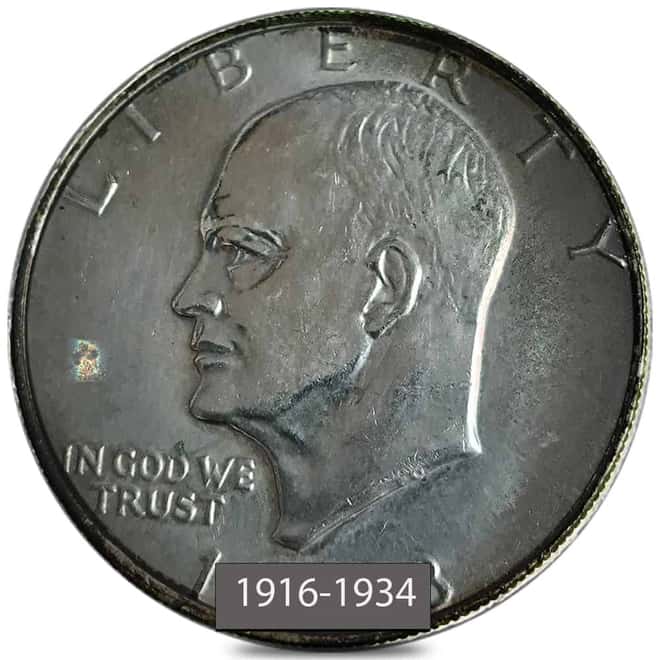 1971-1978 Clad Eisenhower Dollar Scruffy (Random Year)