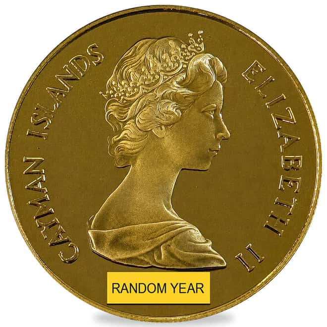 1975-1977 Cayman Islands $100 Gold Coin BU/PF (Random Year)