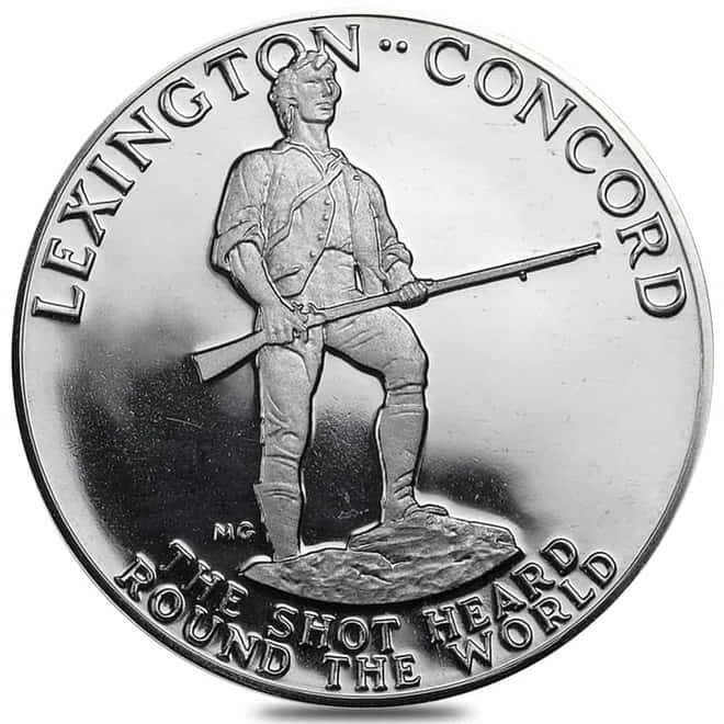1975 0.925 oz American Revolution Silver Medal (Paul Revere)