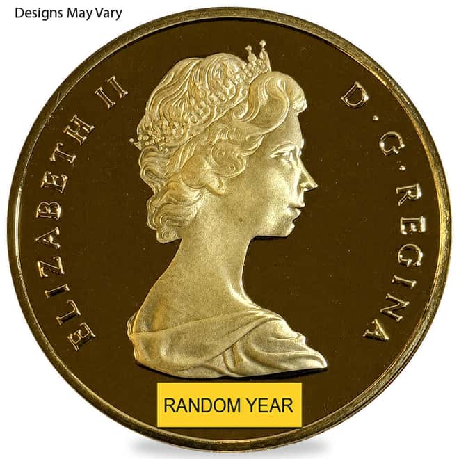 1976-1977 Turks & Caicos Islands 100 Crowns Gold Coin BU (Random Year)