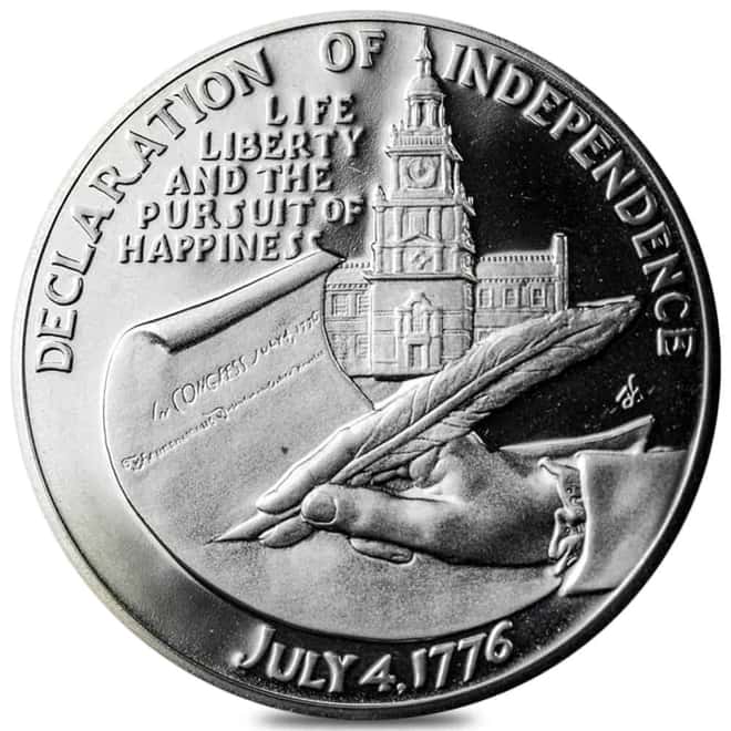 1976 0.925 oz American Revolution Silver Medal (Thomas Jefferson)
