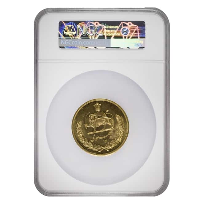 1978 (2537) 10 Pahlavi Gold Coin NGC MS 63