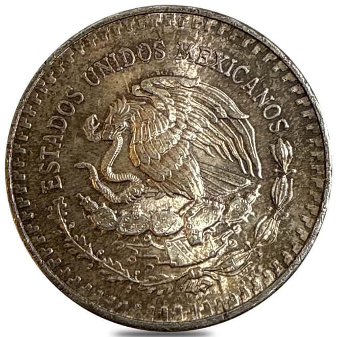 1982-1986 1 oz Mexican Silver Libertad Coin Avg Circ (Random Year)