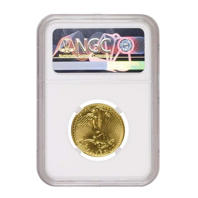 1986 1/4 oz $10 Gold American Eagle NGC MS 69 Mint Error (Rev Struck Thru)