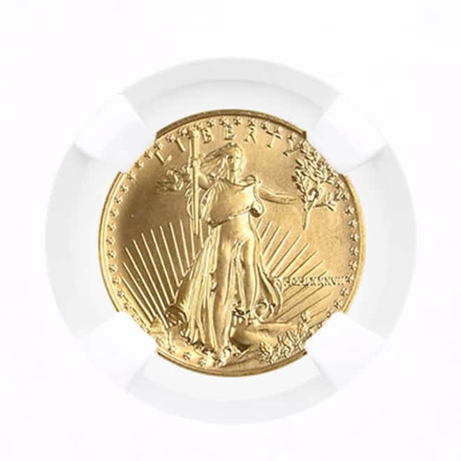 1987 1/4 oz $10 Gold American Eagle NGC MS 69