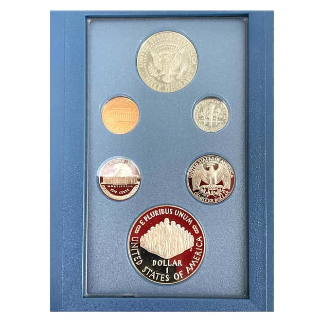 1987-S US Mint Prestige Proof Silver Set (w/Box & COA)