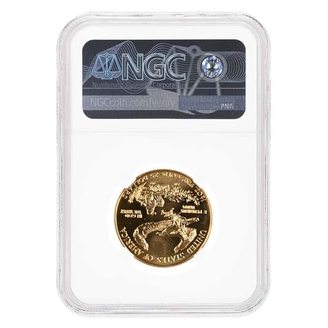1987 1/2 oz $25 Gold American Eagle NGC MS 69