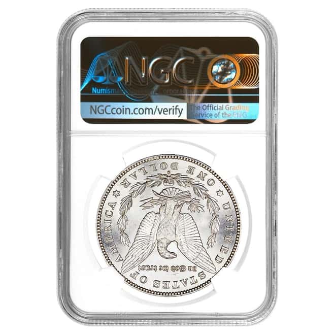 1897 S Silver Morgan Dollar NGC MS 63