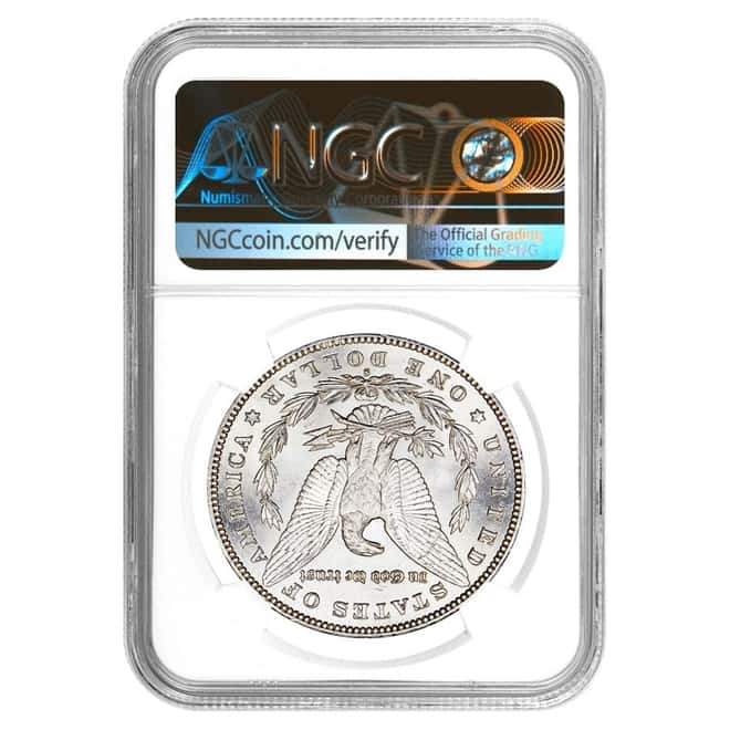 1897 S Silver Morgan Dollar NGC MS 62