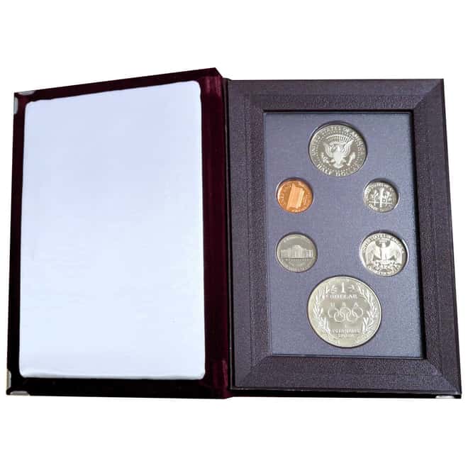 1988-S US Mint Prestige Proof Silver Set (w/Box & COA)