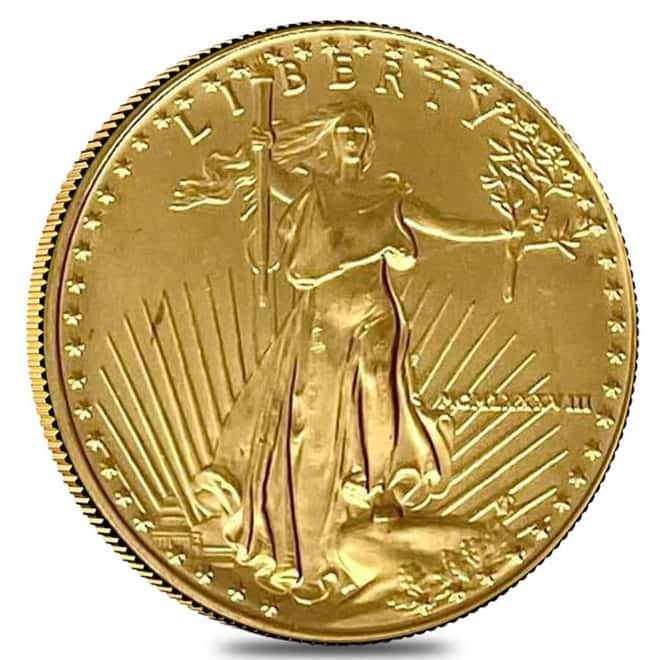 1988 1/2 oz $25 Gold American Eagle (Abrasions)