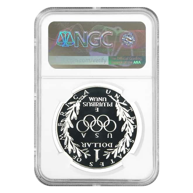 1988 S Olympic Torch $1 Silver Dollar Commemorative NGC PF 70 UCAM