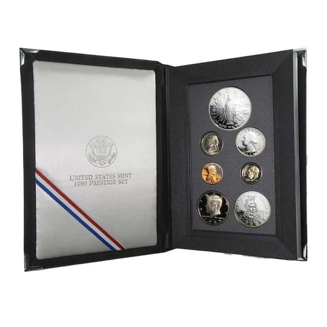 1989-S US Mint Prestige Proof Silver Set (w/Box & COA)