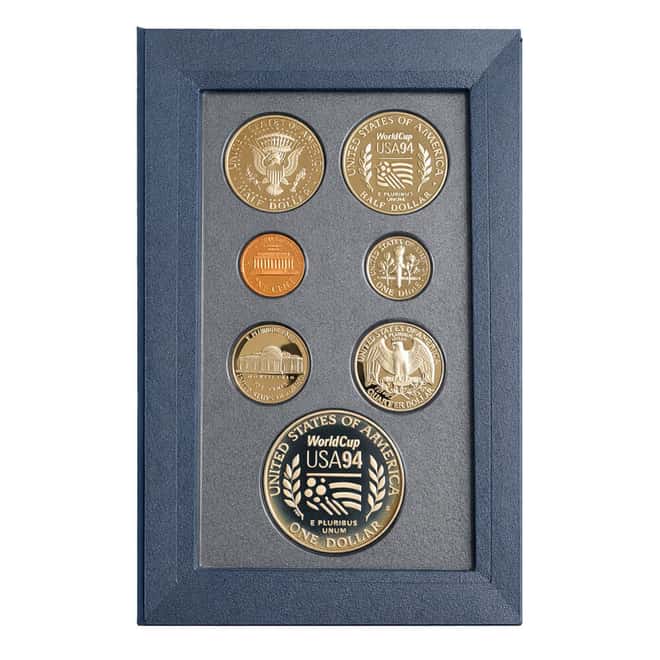 1990-S US Mint Prestige Proof Silver Set (w/Box & COA)
