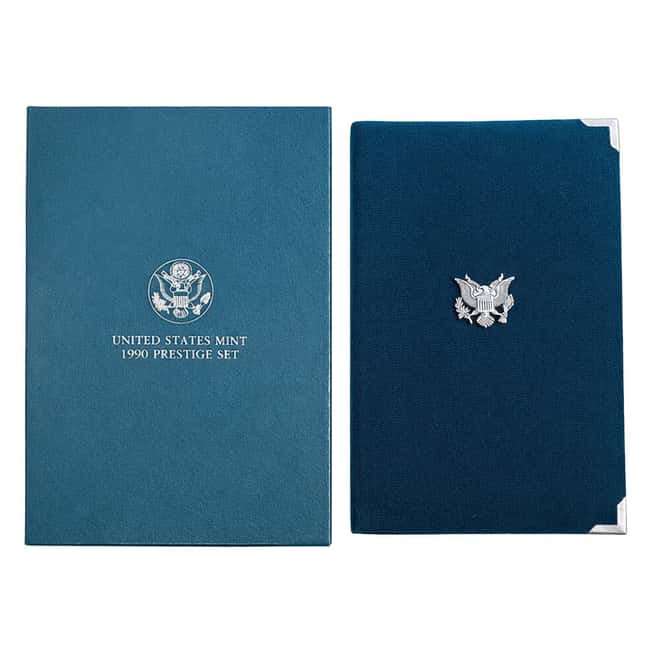 1990-S US Mint Prestige Proof Silver Set (w/Box & COA)