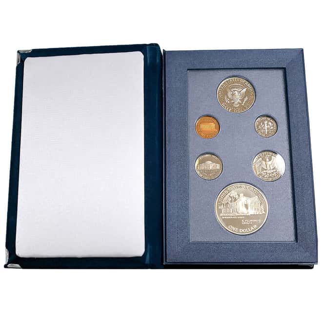 1990-S US Mint Prestige Proof Silver Set (w/Box & COA)