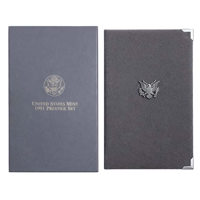 1991-S US Mint Prestige Proof Silver Set (w/Box & COA)