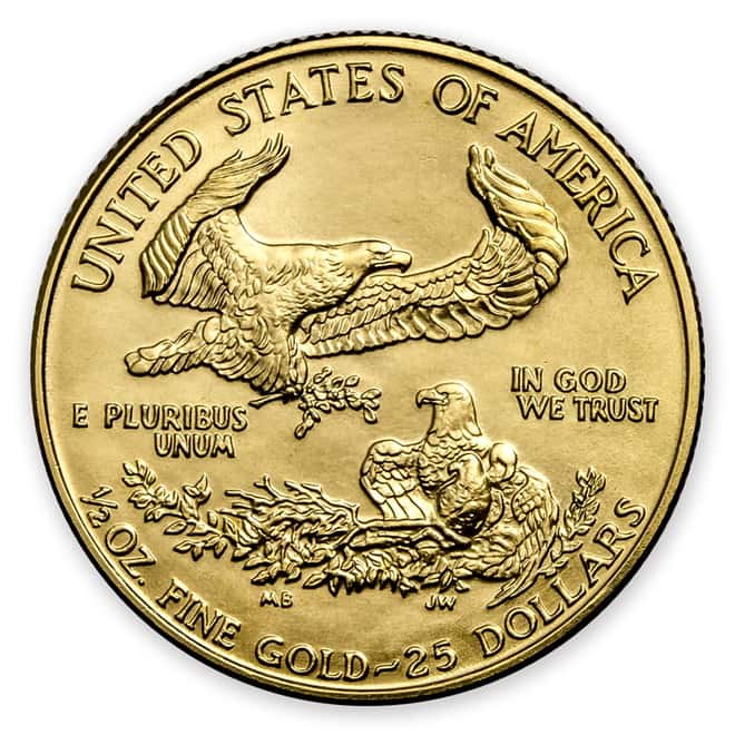 1991 1/2 oz $25 Gold American Eagle NGC MS 69